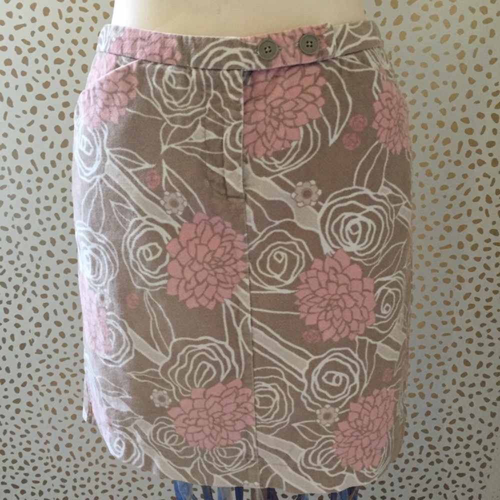 Ann Taylor Loft Floral Skirt